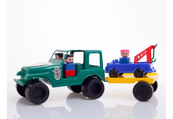 Jeep con Trailer