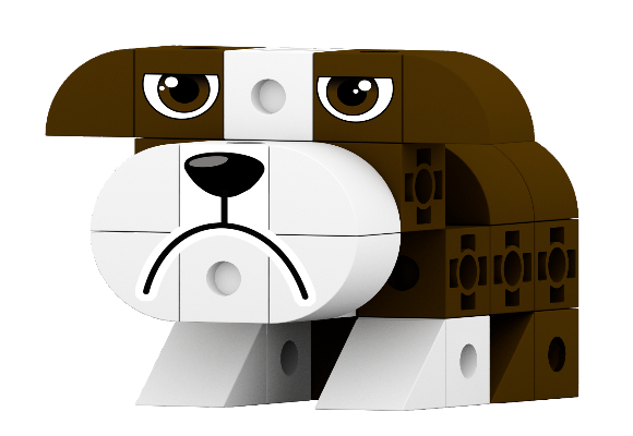 Bulldog Inglés (Colección perros Pet cubics)