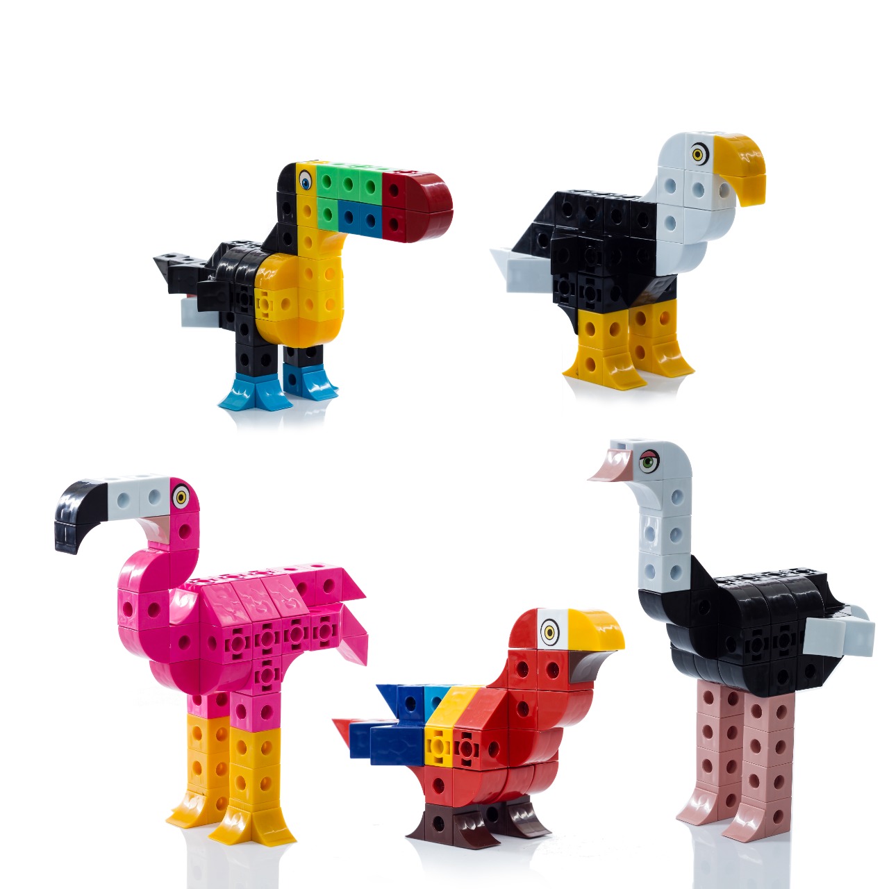 Zoo Cubics Aves x 5