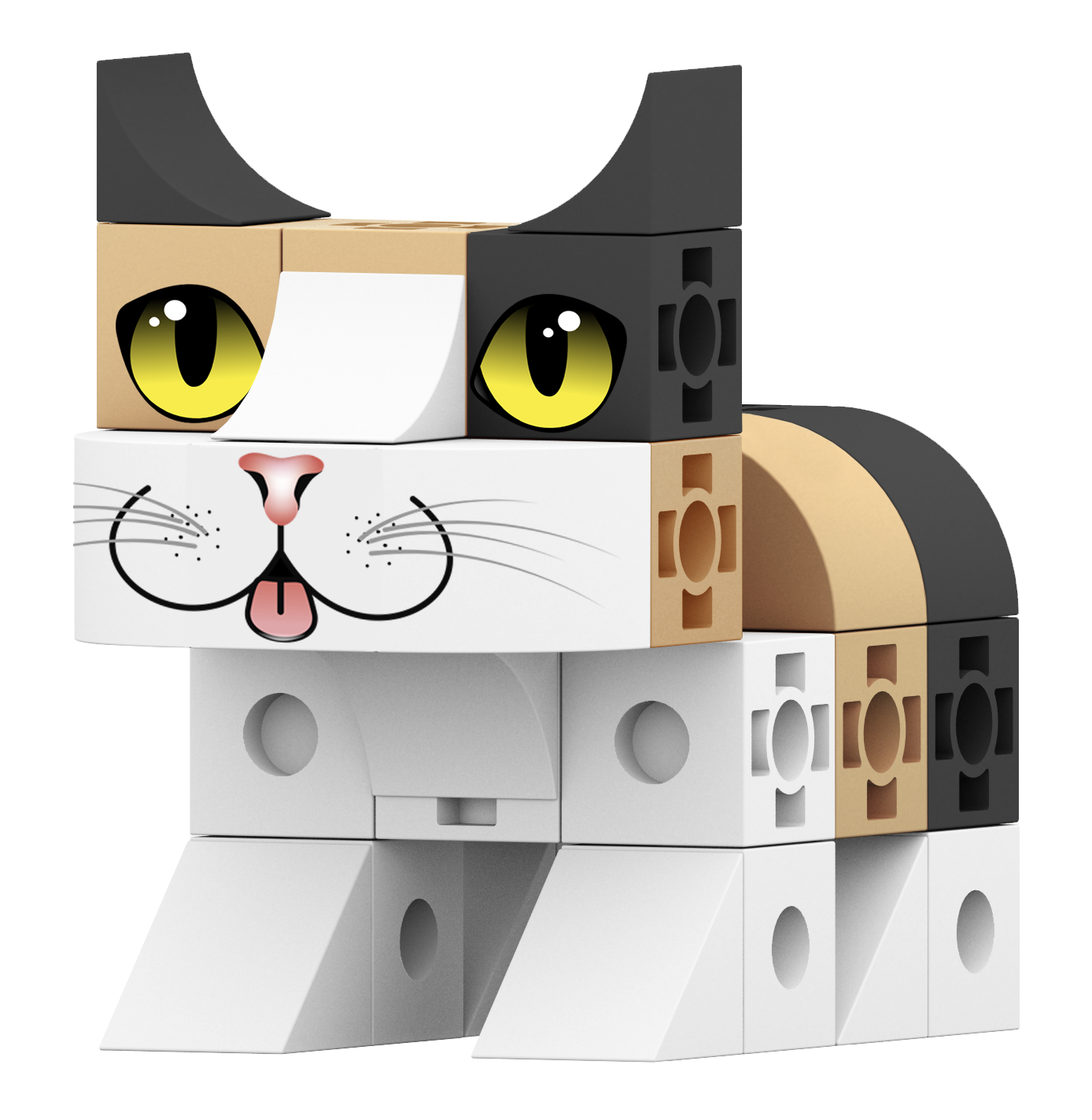 Pet Cubics: Gato Calicó